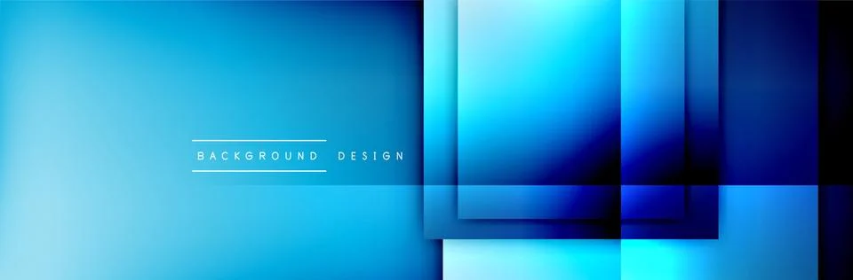 Square shapes composition geometric abstract background. 3D shadow effects and 스톡 일러스트