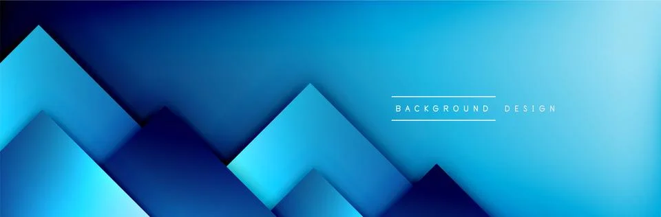 Square shapes composition geometric abstract background. 3D shadow effects and Illustrazione stock