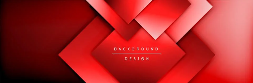 Square shapes composition geometric abstract background. 3D shadow effects and イラスト素材