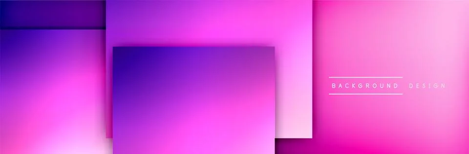 Square shapes composition geometric abstract background. 3D shadow effects and 스톡 일러스트
