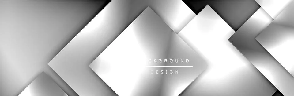 Square shapes composition geometric abstract background. 3D shadow effects and イラスト素材