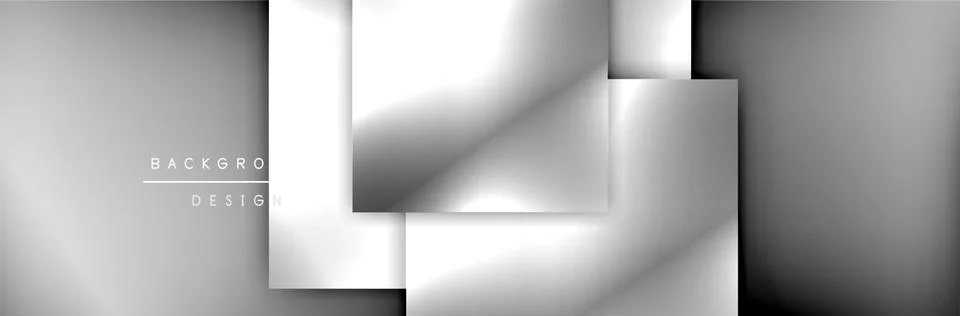 Square shapes composition geometric abstract background. 3D shadow effects and イラスト素材