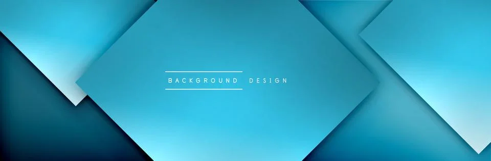 Square shapes composition geometric abstract background. 3D shadow effects and 스톡 일러스트