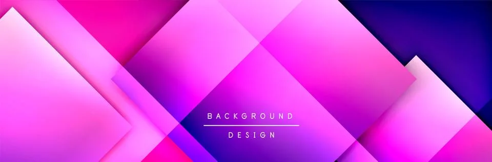 Square shapes composition geometric abstract background. 3D shadow effects and 스톡 일러스트