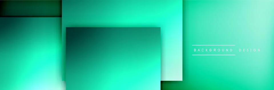 Square shapes composition geometric abstract background. 3D shadow effects and 스톡 일러스트