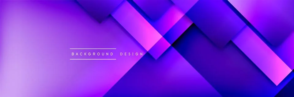 Square shapes composition geometric abstract background. 3D shadow effects and Stock Illustration