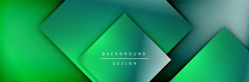 Square shapes composition geometric abstract background. 3D shadow effects and 스톡 일러스트