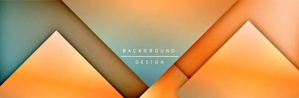 Square shapes composition geometric abstract background. 3D shadow effects and イラスト素材
