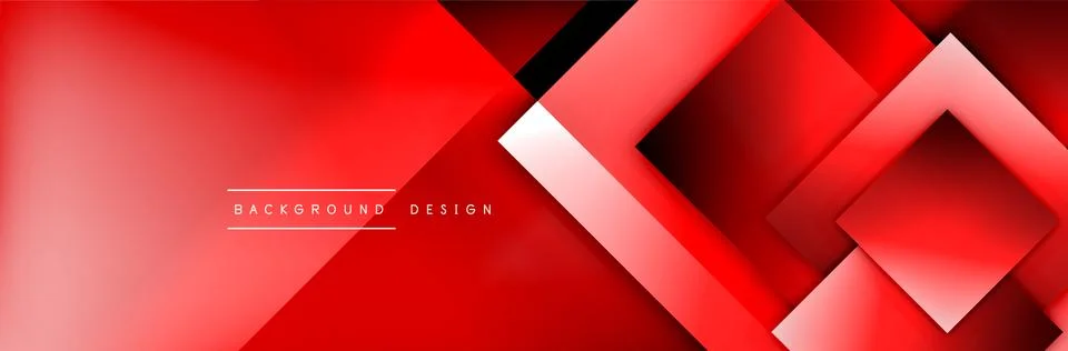 Square shapes composition geometric abstract background. 3D shadow effects and イラスト素材