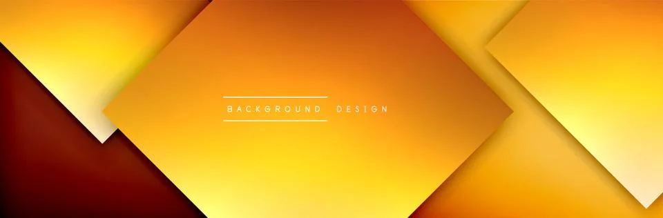 Square shapes composition geometric abstract background. 3D shadow effects and イラスト素材