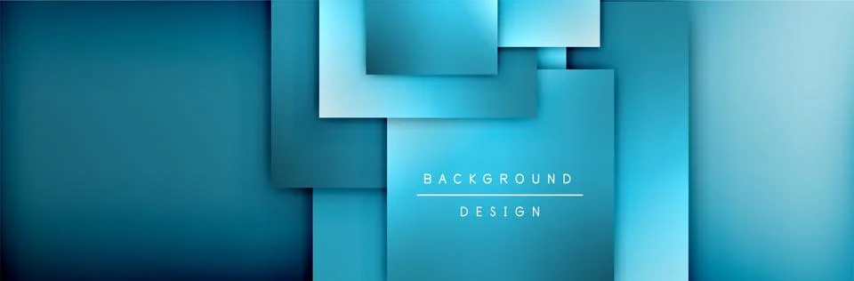 Square shapes composition geometric abstract background. 3D shadow effects and イラスト素材