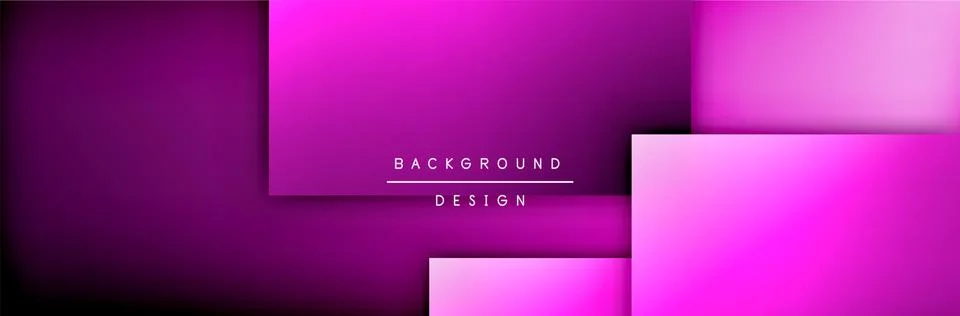 Square shapes composition geometric abstract background. 3D shadow effects and イラスト素材