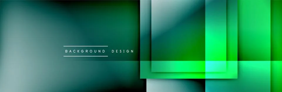 Square shapes composition geometric abstract background. 3D shadow effects and イラスト素材