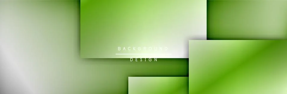 Square shapes composition geometric abstract background. 3D shadow effects and Stock Illustration