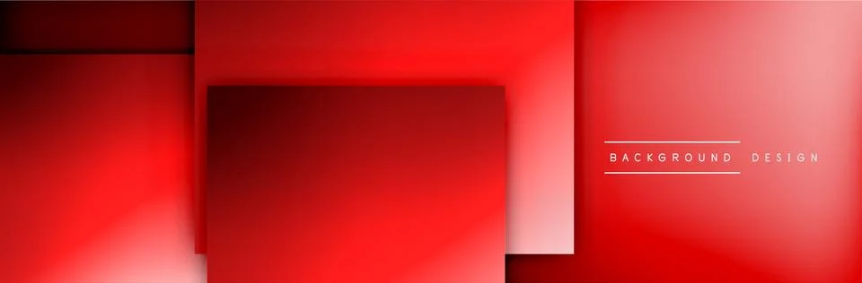 Square shapes composition geometric abstract background. 3D shadow effects and イラスト素材