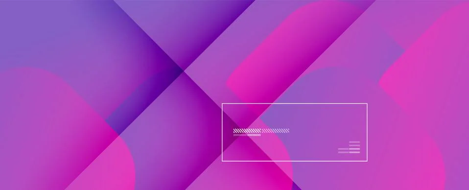 Square shapes composition geometric abstract background. 3D shadow effects and 库存插图