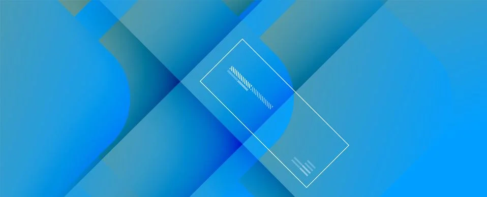 Square shapes composition geometric abstract background. 3D shadow effects and Illustrazione stock