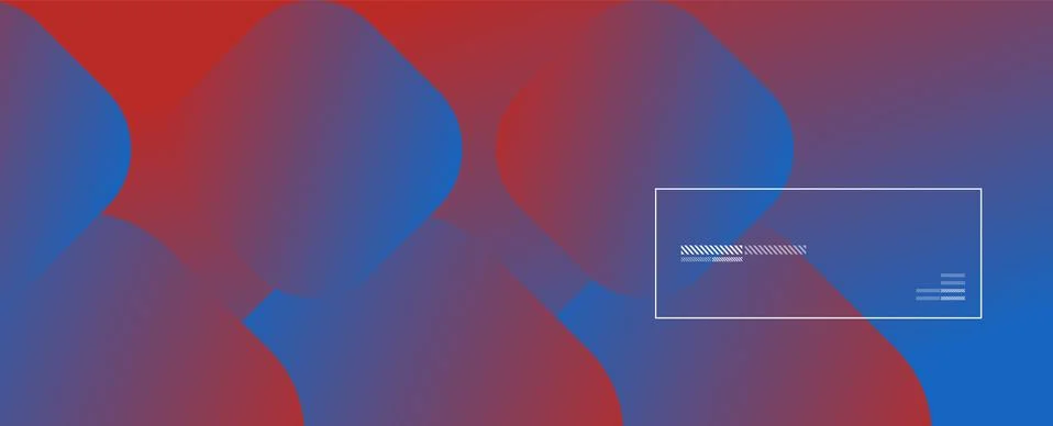 Square shapes composition geometric abstract background. 3D shadow effects and Illustrazione stock
