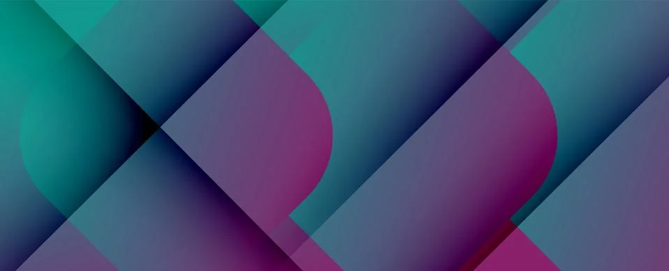 Square shapes composition geometric abstract background. 3D shadow effects and Illustrazione stock
