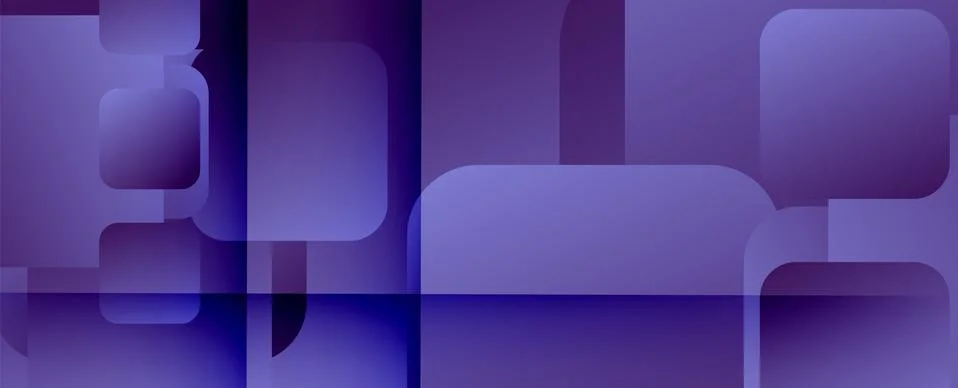Square shapes composition geometric abstract background. 3D shadow effects and 库存插图