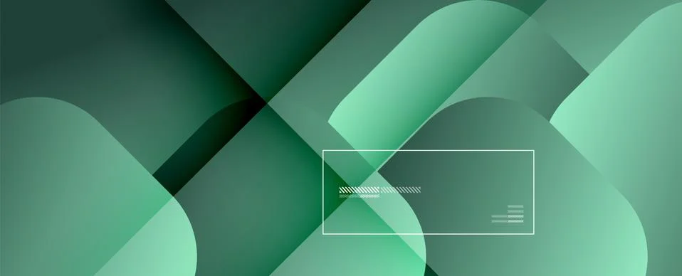 Square shapes composition geometric abstract background. 3D shadow effects and Stock Illustration