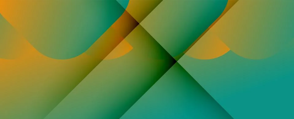 Square shapes composition geometric abstract background. 3D shadow effects and Illustrazione stock