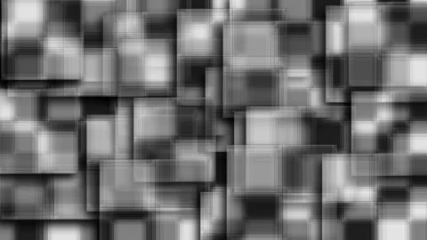 Square shapes in random motion Stock Footage 252152312