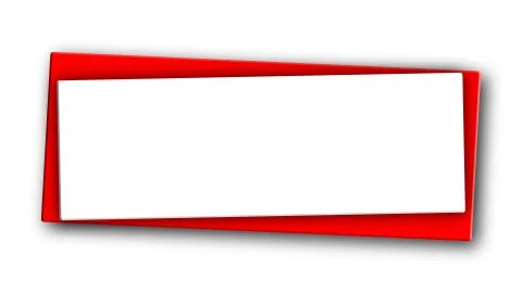 Square simple banner for your text, decoration for internet ad, 3d render bac 스톡 일러스트
