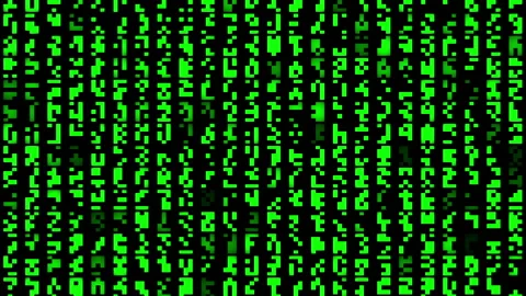 Square simple blocks of computer generated background Stock Footage 155598020