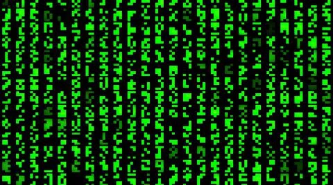 Square simple blocks of computer generated background Stock Illustration