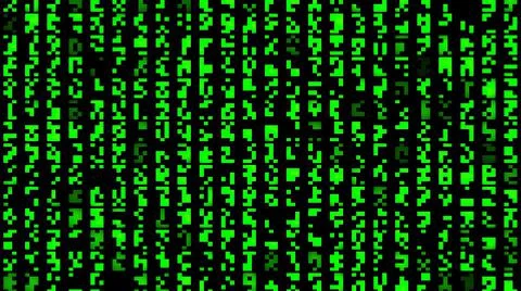 Square simple blocks of computer generated background Stock Illustration