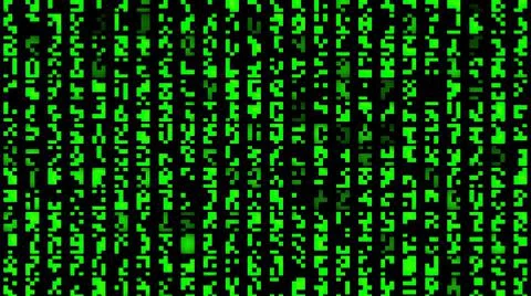 Square simple blocks of computer generated background Stock Illustration