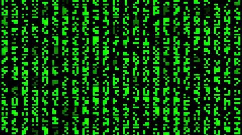 Square simple blocks of computer generated background Stock Illustration