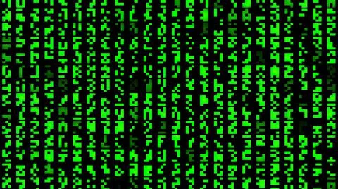 Square simple blocks of computer generated background Stock Illustration