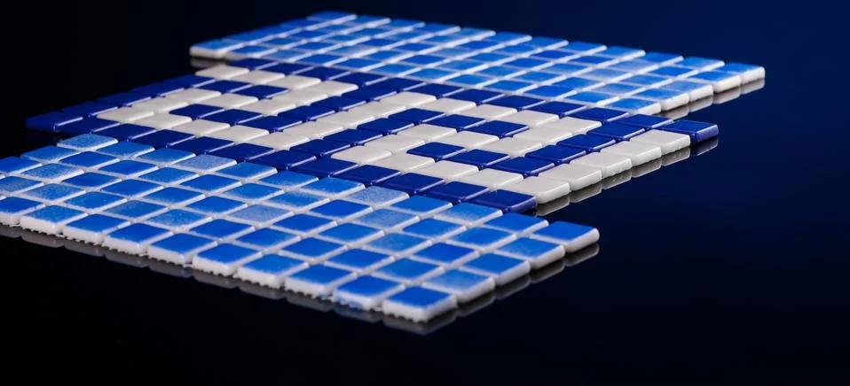 Square small tile Stock Photos