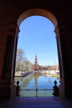 Square of Spain 스톡 사진