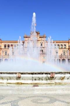 Square of Spain Stock Photos