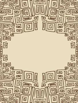 Square spiral Stock Illustration