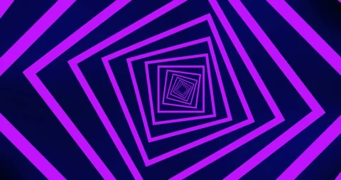 Square spiral neon motion Stock Footage 123882963