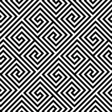Square spiral seamless vector pattern Illustrazione stock