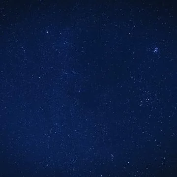 Square starry sky background blue space Stock Photos