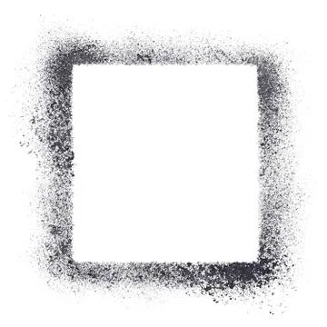 Square stencil frame Stock Photos