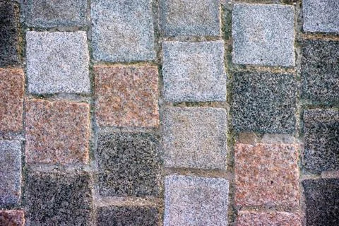 Square stone paving slabs. Stock Photos