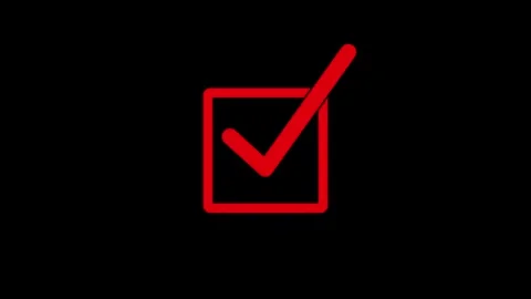 Square Stroke Checkbox Symbol Animation Simple Design, Simple Stroke Square.. Stock Footage 308090112