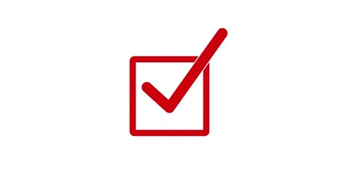 Square Stroke Checkbox Symbol Animation Simple Design, Simple Stroke Square.. Stock Footage 308090129