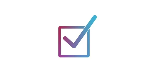 Square Stroke Checkbox Symbol Animation Simple Design, Simple Stroke Square.. Stock Footage 308090185