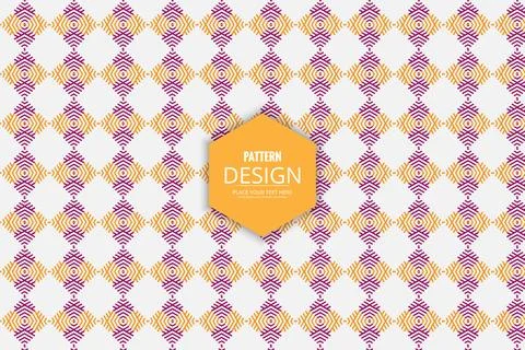 Square style geometric vector eps pattern design. Stockillustratie