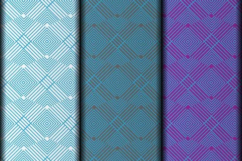 Square style vector eps seamless pattern design. イラスト素材