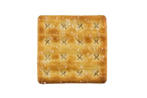Square sugar cracker Stock Photos