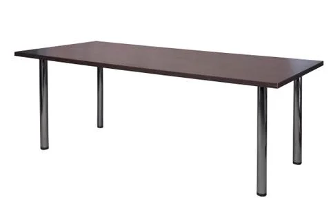Square table with a glass table-top Stock Photos